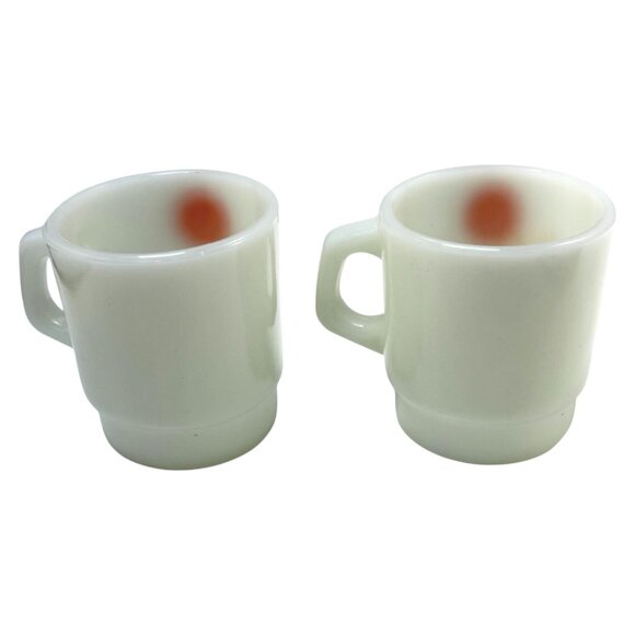 McDonalds Canada Mug Anchor Hocking Fire-King  Lot 2 Rare Without Good Morning - Picture 4 of 10